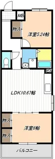 立華マンション【1階】の間取り