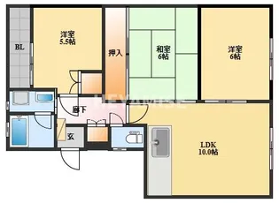 コート山椿【2階】の間取り