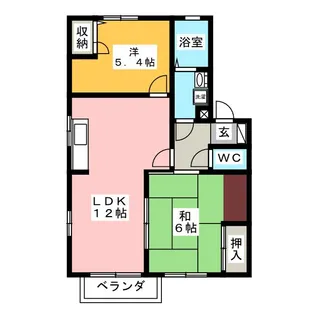 アミティワンエイト【2階】の間取り