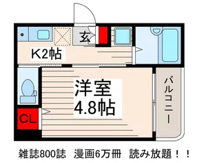 キューブ船堀【1階】の間取り