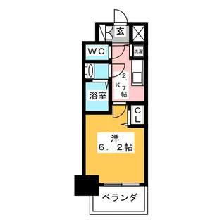 プレサンス金山コネクト【2階】の間取り