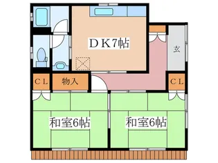メゾン西村【1階】の間取り