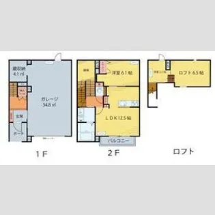ソレアード南鍛冶町【1階】の間取り