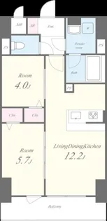 Evergarden【4階】の間取り