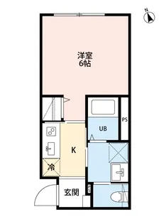 千葉県千葉市花見川区南花園2【アパート】の間取り