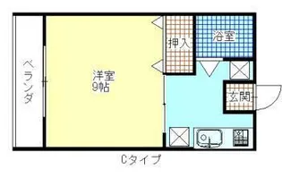 スクエア磯部【3階】の間取り