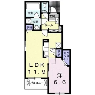 シリウス 29 I【1階】の間取り