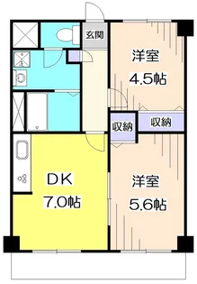 東京都練馬区大泉町1【マンション】の間取り