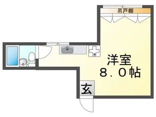 プチロイヤル【3階】の間取り