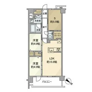 エクセレントシティ瑞江レジデンス【4階】の間取り