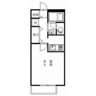 栃木県宇都宮市中今泉4【アパート】の間取り