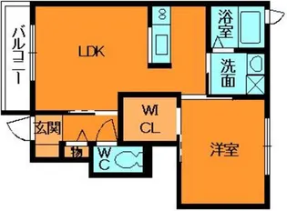 PineRoots良福寺B【1階】の間取り