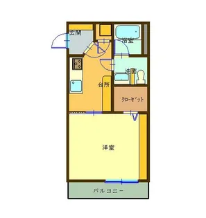 ティーツリー【1階】の間取り