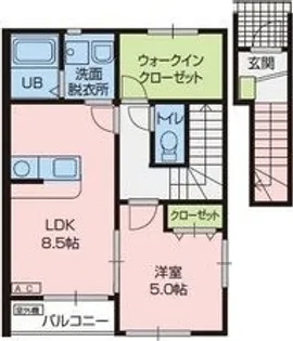 MTハウスB【2階】の間取り