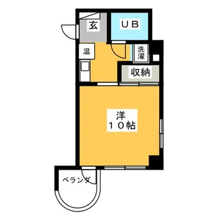 コーポラス山田【4階】の間取り