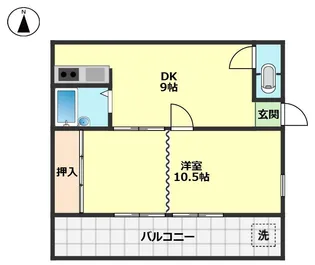 高知県高知市朝倉乙【マンション】の間取り