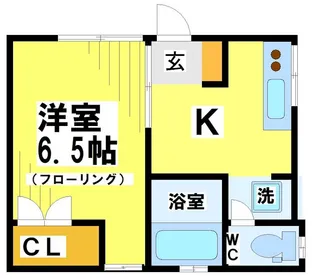 東京都府中市分梅町1【アパート】の間取り