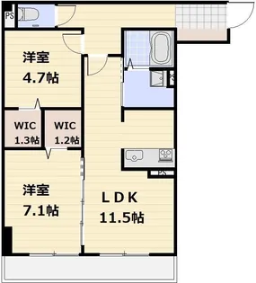 スマートグラン浦和岸町【1階】の間取り