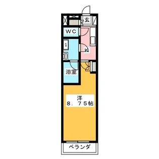 ルーブル聖蹟桜ヶ丘【3階】の間取り