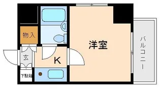 1Kの間取り画像