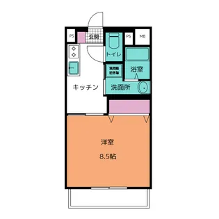 ステージ塩浜【1階】の間取り