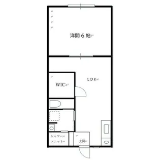 コーポシンワ【1階】の間取り