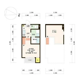 福岡県福岡市西区今宿東2【アパート】の間取り