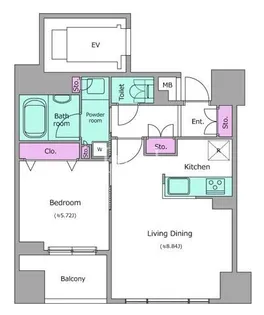 東京都千代田区岩本町2【マンション】の間取り