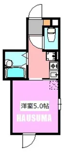 東京都北区上十条2【アパート】の間取り