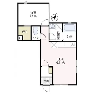 ディアテラス【1階】の間取り