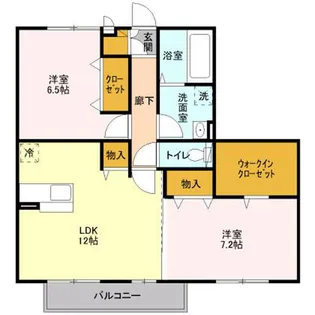 プランドール(神立中央5丁目)【2階】の間取り