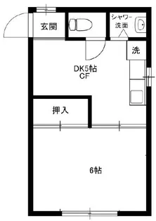 青葉荘【2階】の間取り