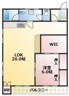 熊本県熊本市東区山ノ神2【アパート】の間取り