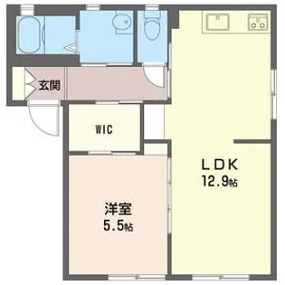 ステラマリス【1階】の間取り