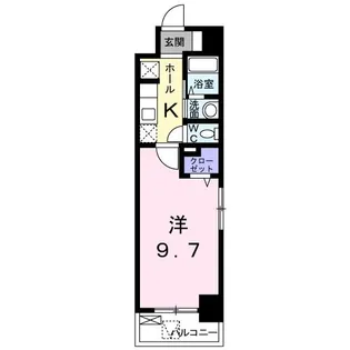 広島県安芸郡府中町浜田本町【マンション】の間取り