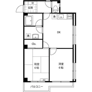 モンシャトー高円寺【3階】の間取り