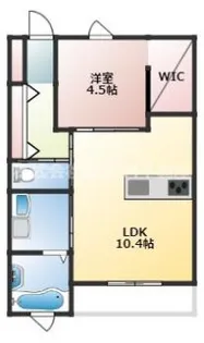 CUORE MIYAMARU【1階】の間取り