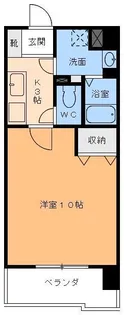 1Kの間取り画像
