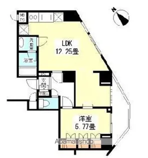 東京都目黒区青葉台3【マンション】の間取り