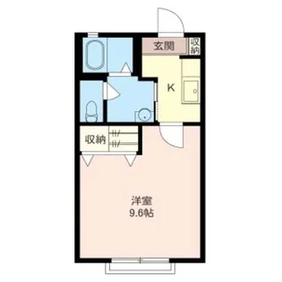 ディアスパルモ和田町【1階】の間取り