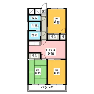 アムールKATO【3階】の間取り