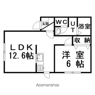 プリオールDAN【1階】の間取り