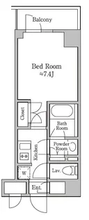 レジディア板橋【3階】の間取り