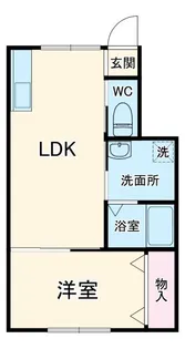 Like蘇我【1階】の間取り