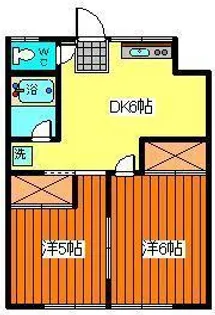 明和荘【1階】の間取り