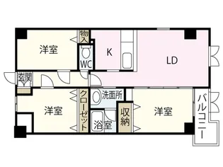 ハイライフセイコウ【4階】の間取り
