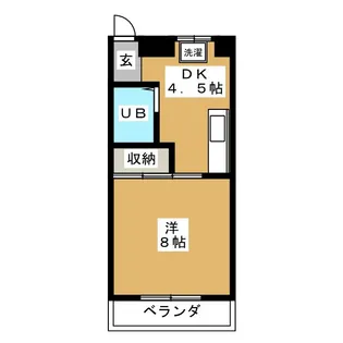 アーバンシティAOKI【3階】の間取り