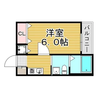 福岡県福岡市城南区梅林1【アパート】の間取り