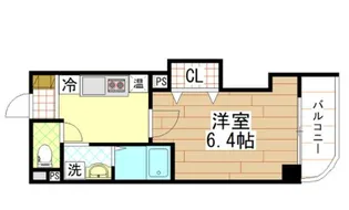 大阪府大阪市都島区都島中通3【マンション】の間取り