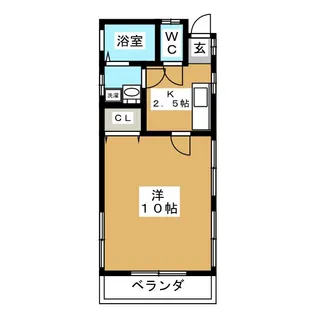 東京都大田区羽田1【アパート】の間取り